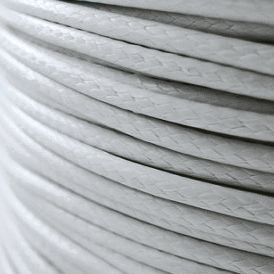 шнур вощеный, цвет серо-голубой, 2 мм