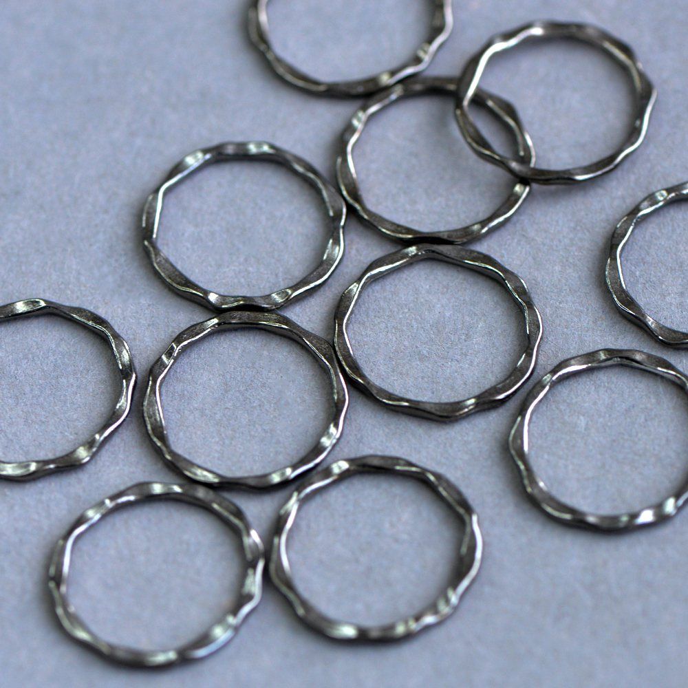 коннектор "кольцо №2", цвет черный, 22x1.5 мм