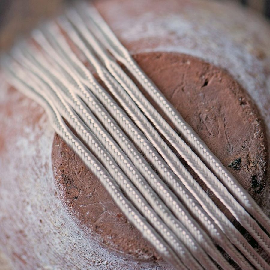 сутаж, айвори, 3х1 мм (уп 5 м)