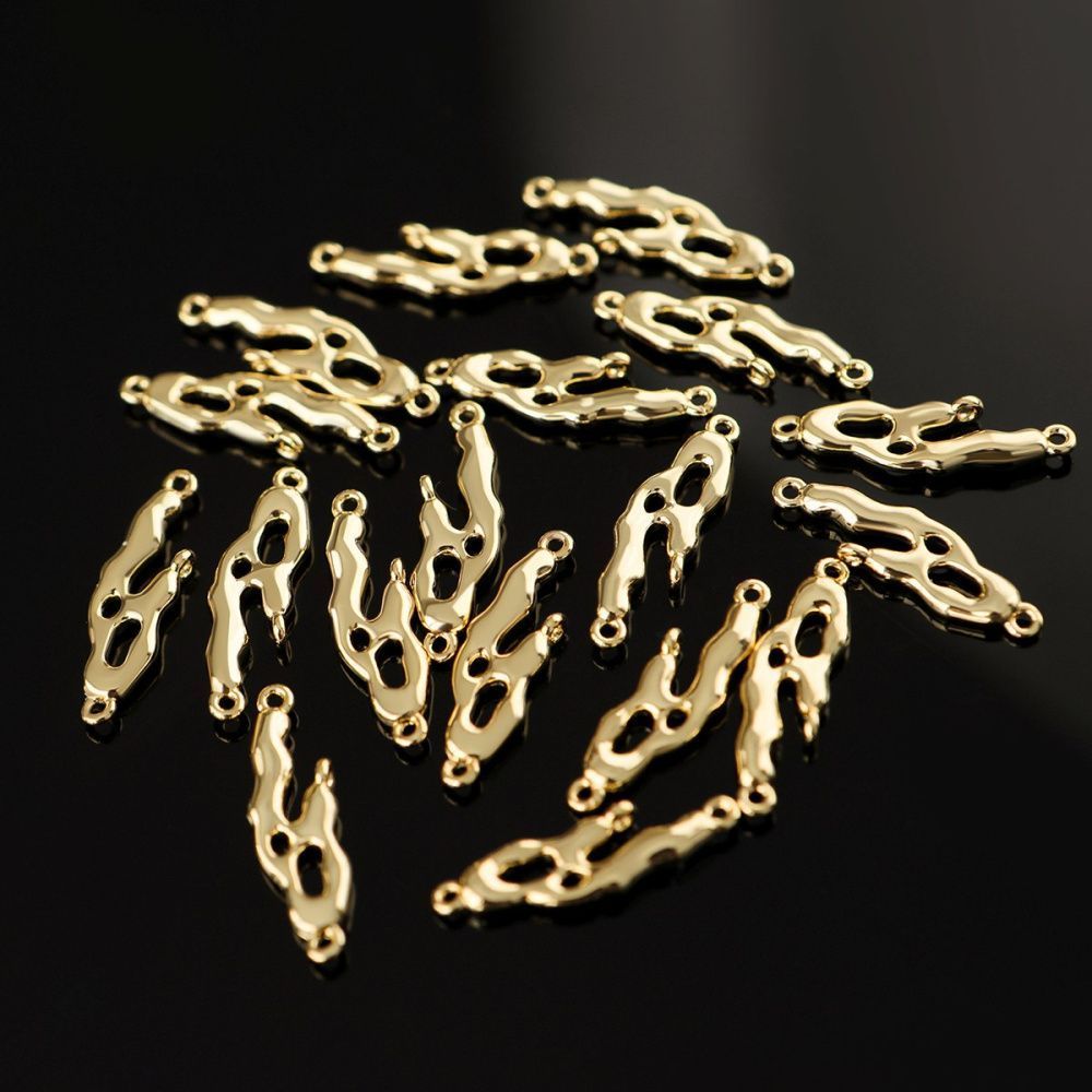 коннектор "смола", цвет золото, 21.5x6x2.5 мм