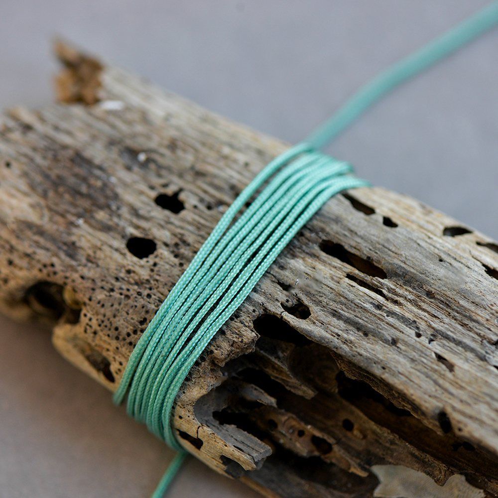 шнур, полиэстер, цвет бирюзовый, 1 мм  