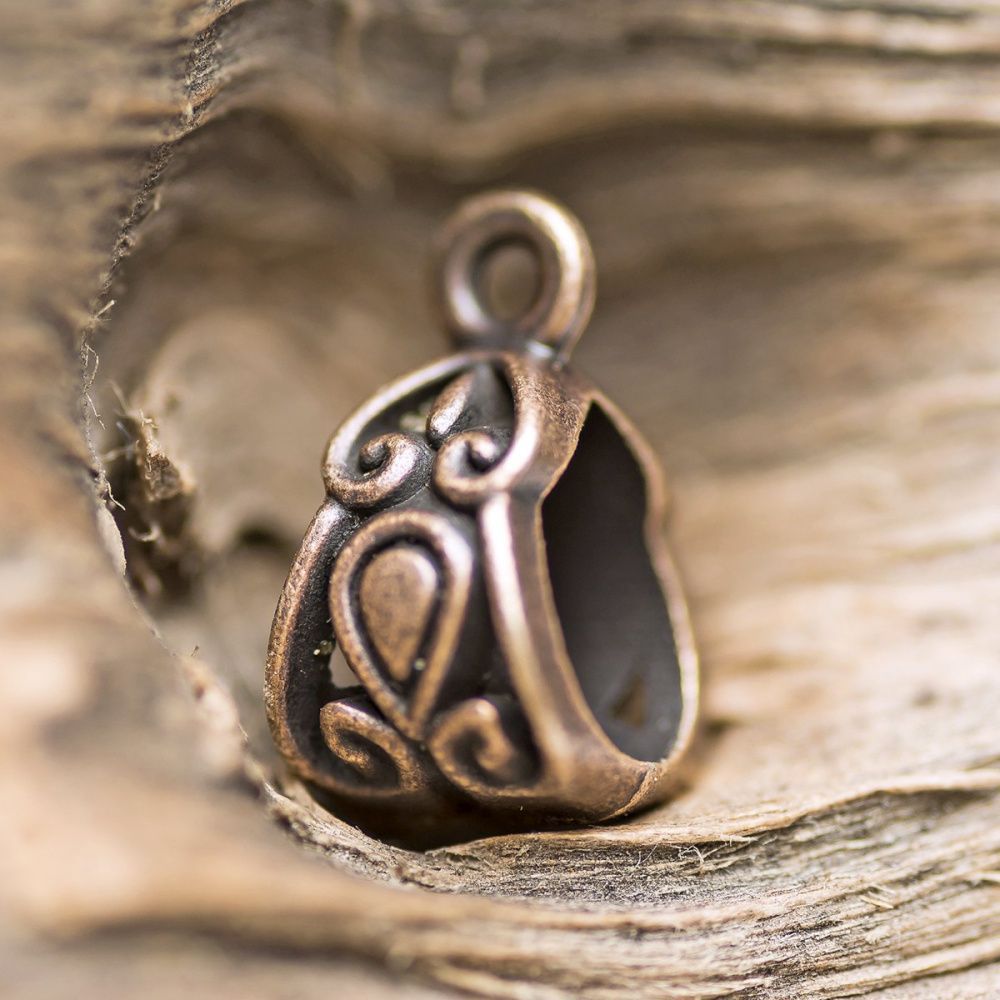 бейл "бута", цвет красная медь, 13.5х8х8.5 мм