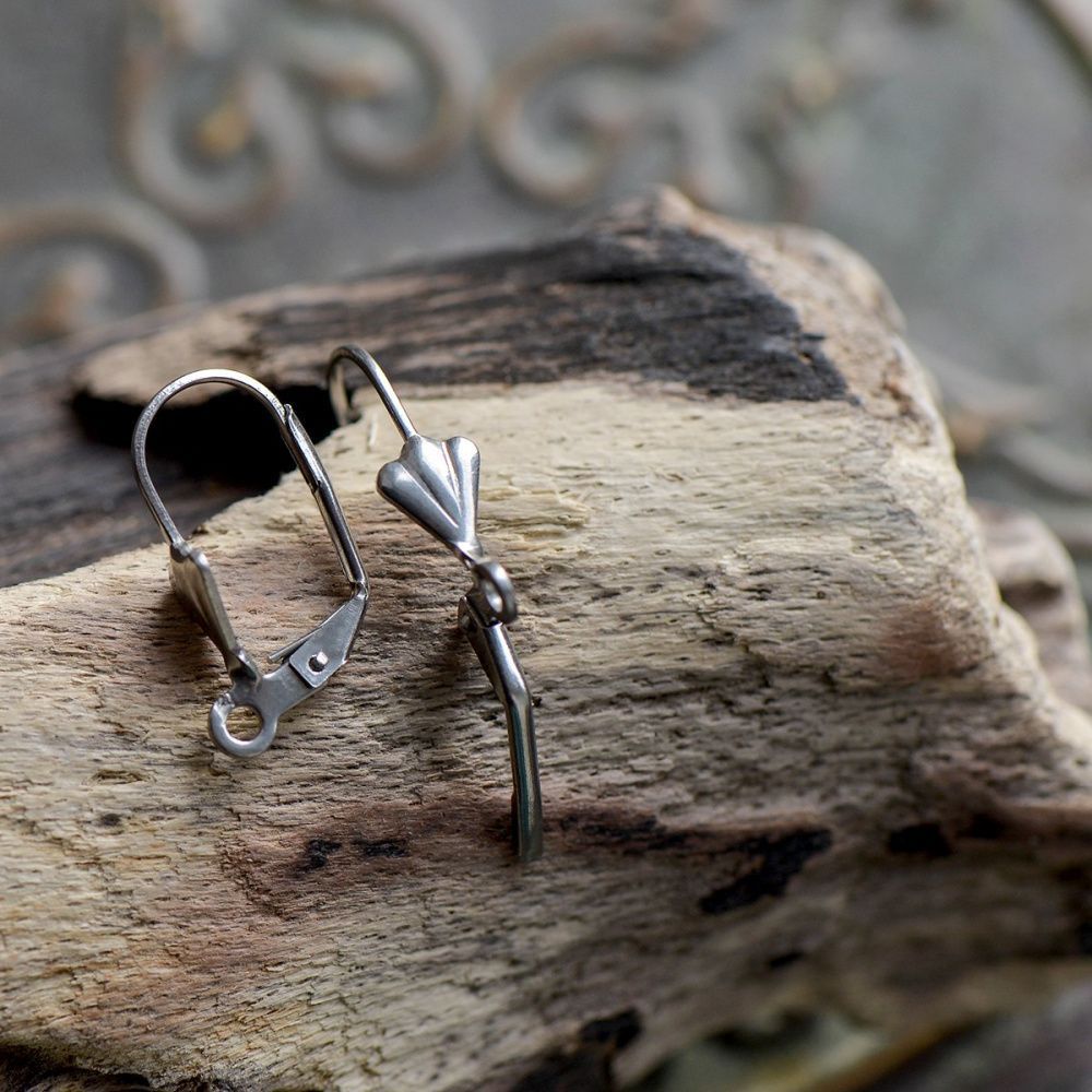 швензы "барбара", сталь гипоаллергенная, 18x11x5.5 мм