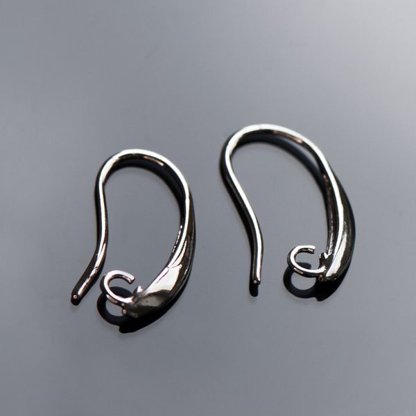 швензы "ласкари", металл, покрытие родием, 19х11х1 мм