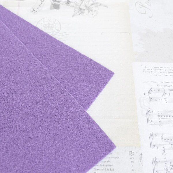фетр 847 сиреневый темный, 1.2 мм, 28х33 см