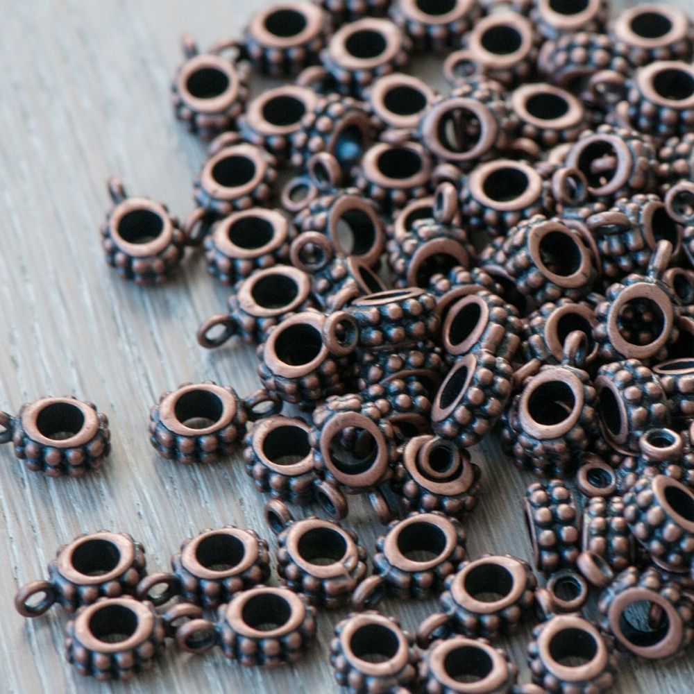 бейл "ежевика", цвет красная медь,13x8x5 мм