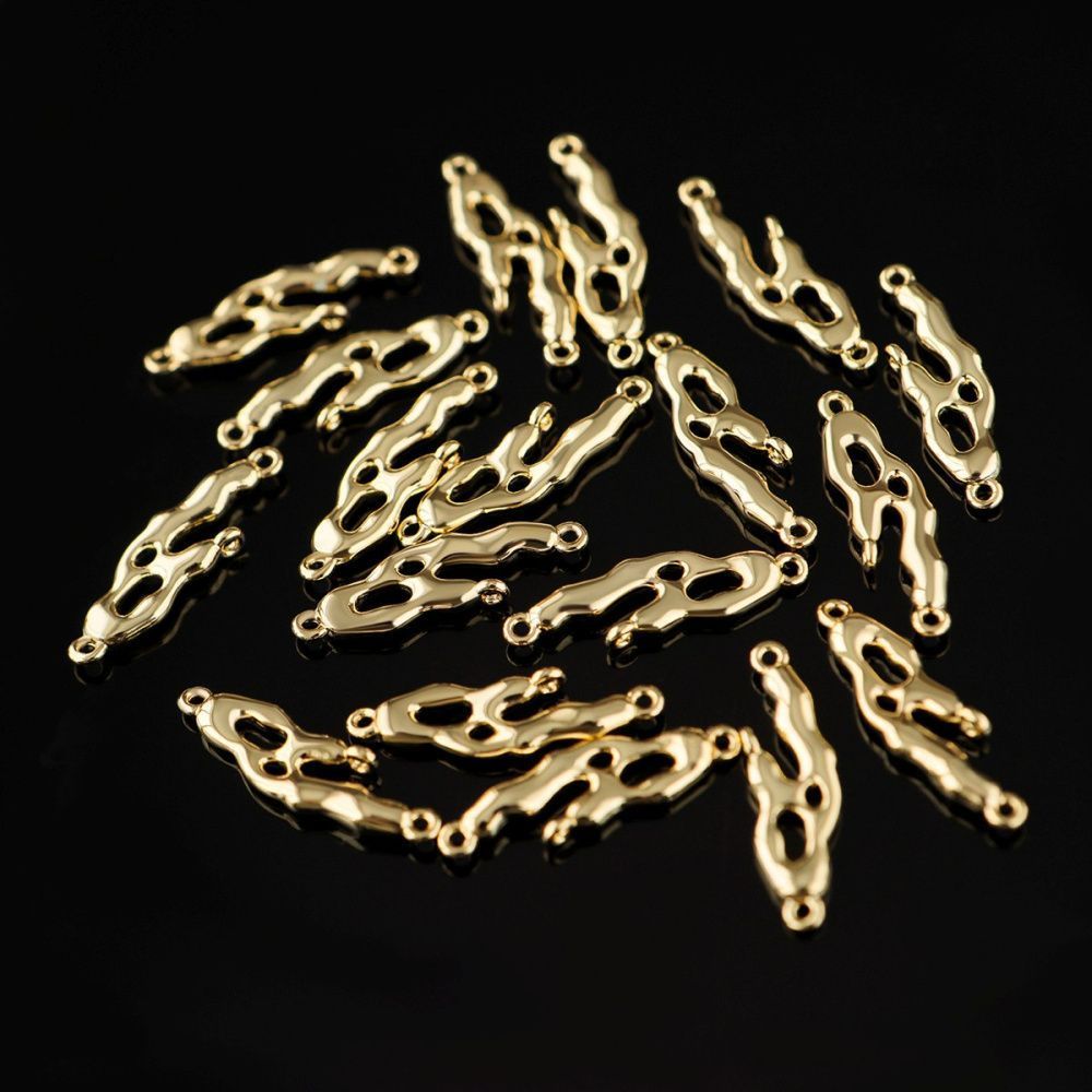 коннектор "смола", цвет золото, 21.5x6x2.5 мм