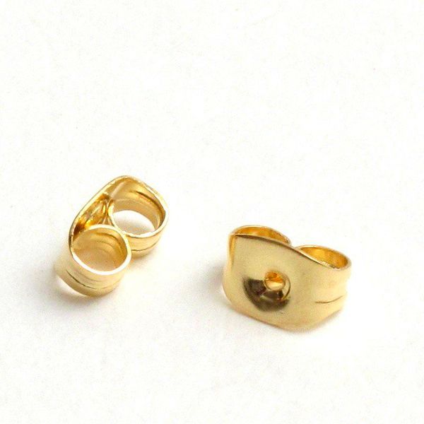 фиксаторы для сережек, цвет золотой, 5.5х4х3 мм