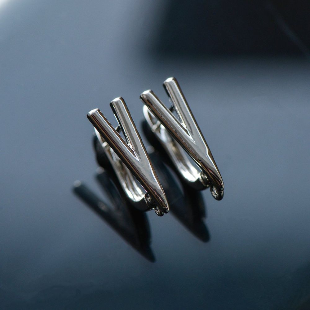 швензы "v", покрытие платиной, 18x10.5x6 мм 