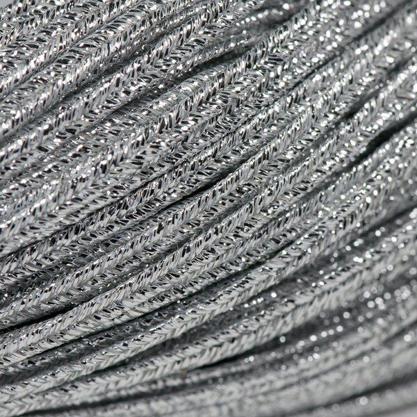 сутаж №1295-2, серебро, 2х1 мм (уп 5 м)