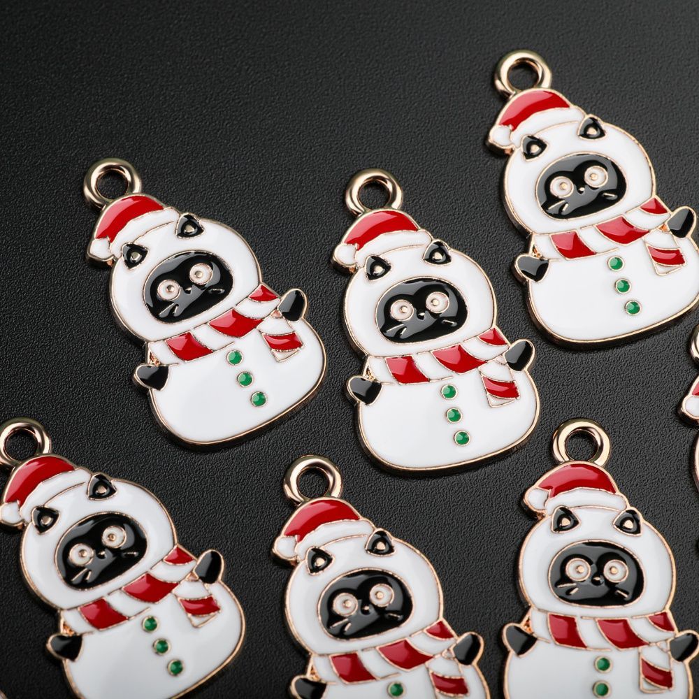 подвеска металл "котовичок", эмаль, цвет белый, 25x15x1.2 мм