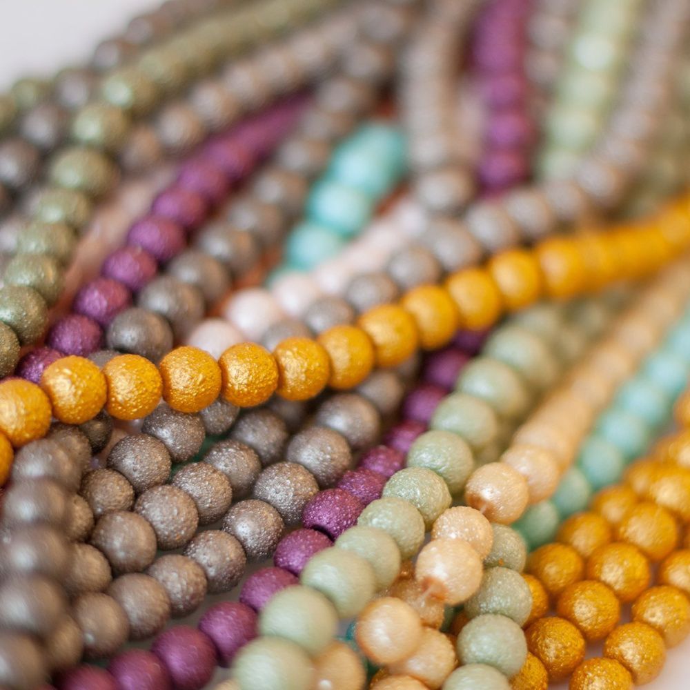 бусина, мокрый жемчуг, стекло, цветовой микс, 10  мм