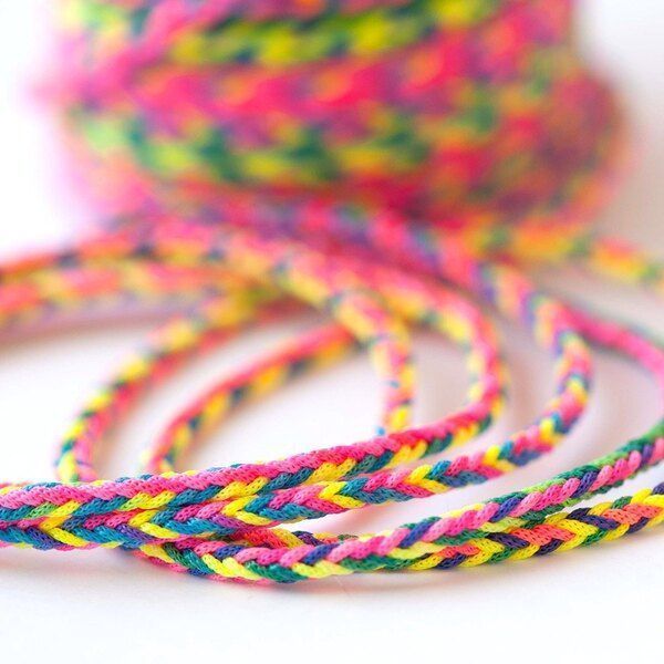 шнур, полиэстер, цвет мультиколор, 3 мм  