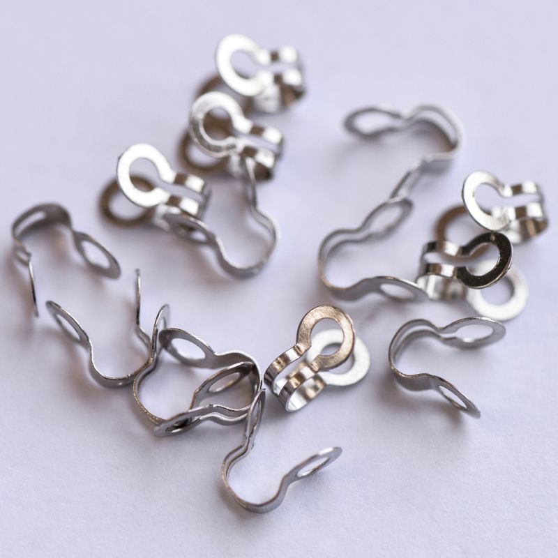 бейл "мини", цвет платина, 8x0.5 мм