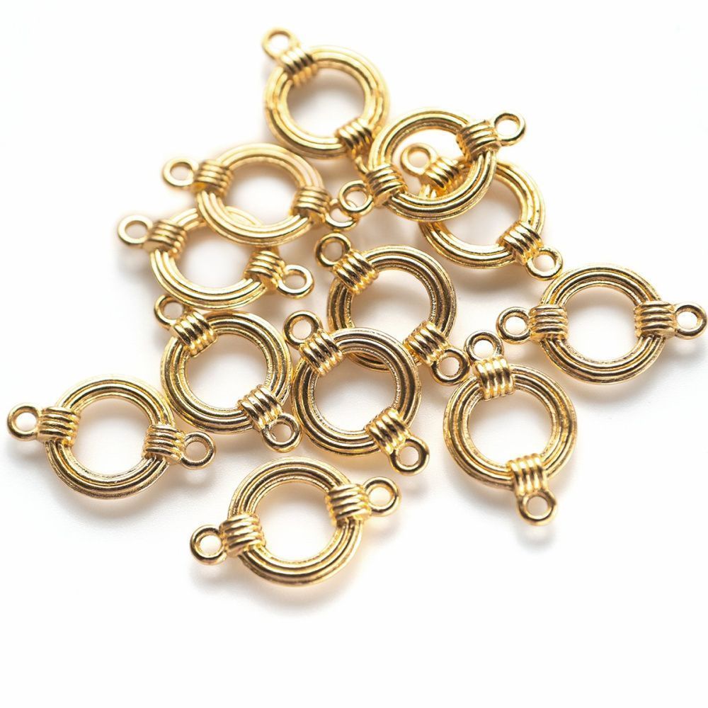 коннектор "морской узел", цвет золото, 27x17x5 мм