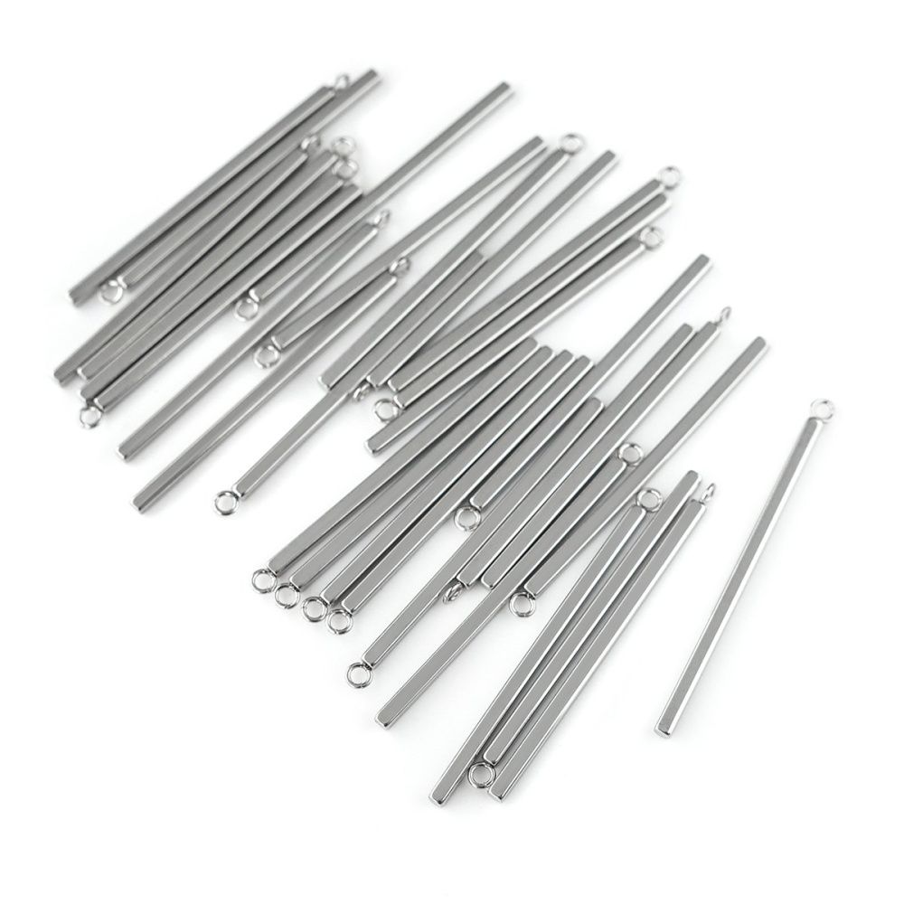 подвеска сталь "стик", цвет стальной, 43x2x2 мм