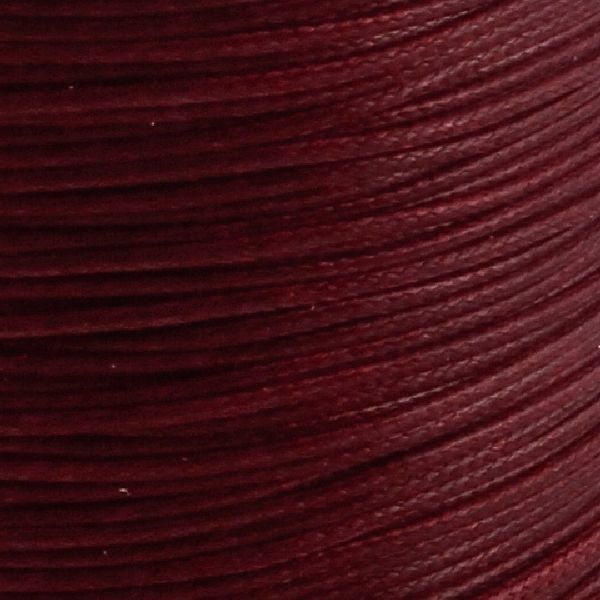 шнур вощеный, цвет бордовый, 0.5-0.8 мм