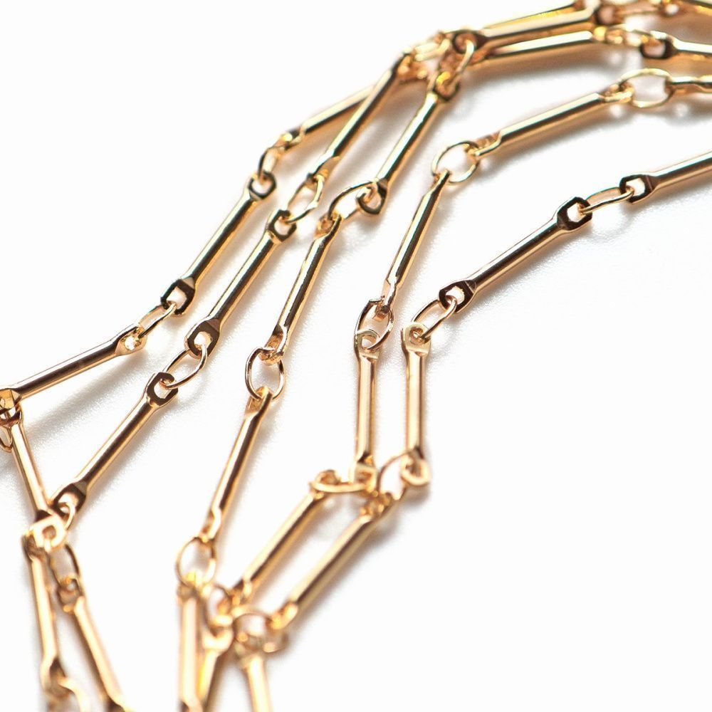 цепочка "линк", позолота, звено 13x2x1.2 мм