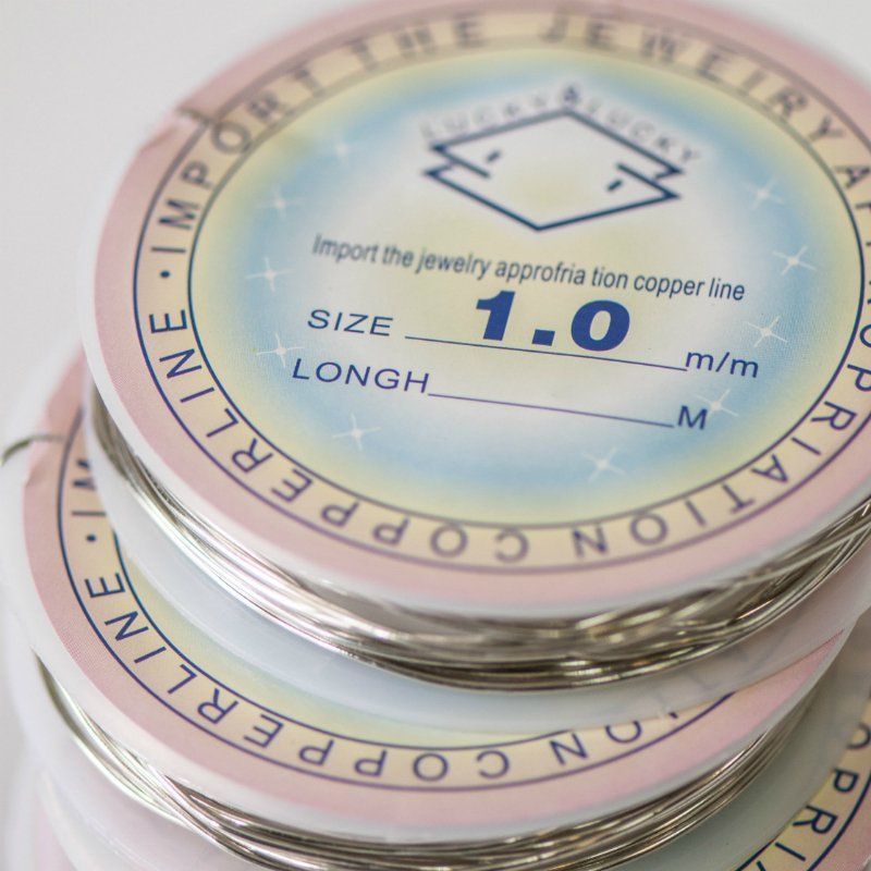 проволока медная, цвет серебряный, 1 мм, 2.5 м