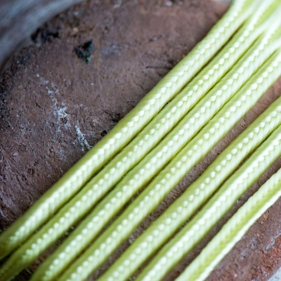 сутаж, цвет шартрез, 3х1 мм (уп 5 м)