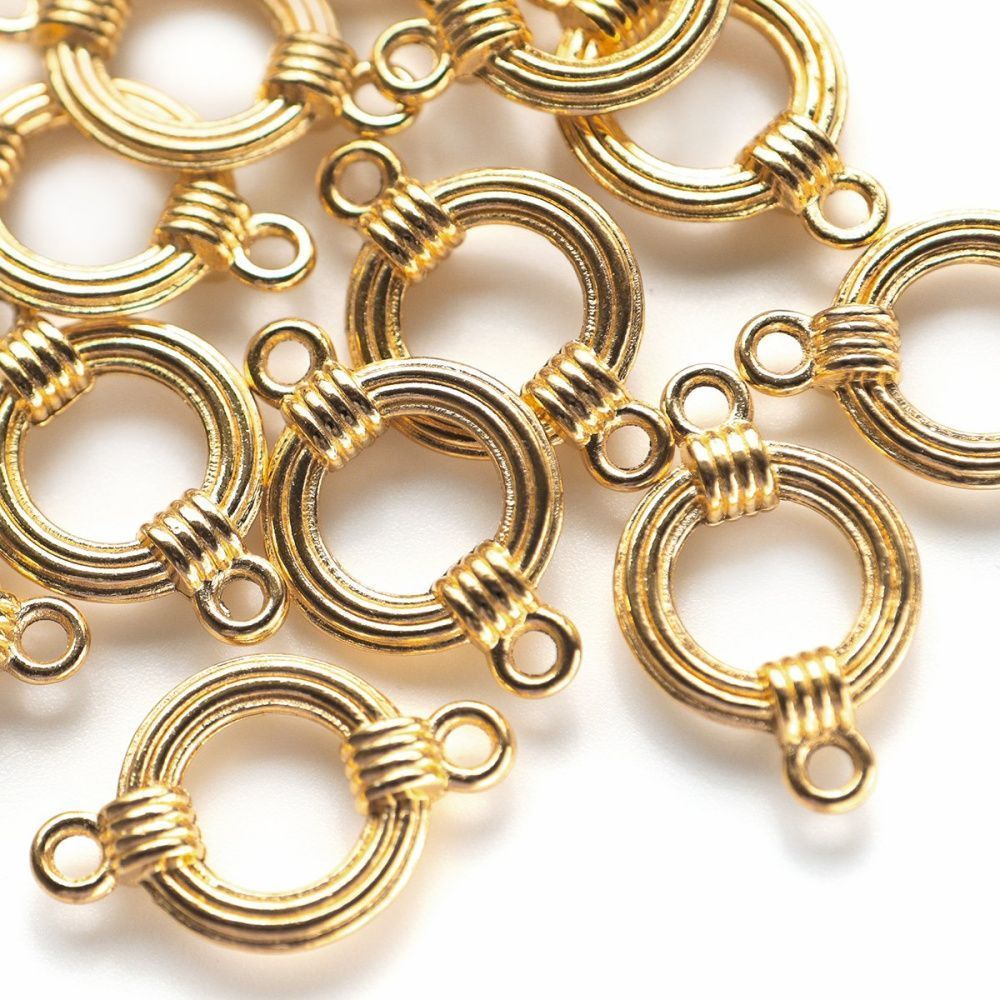 коннектор "морской узел", цвет золото, 27x17x5 мм