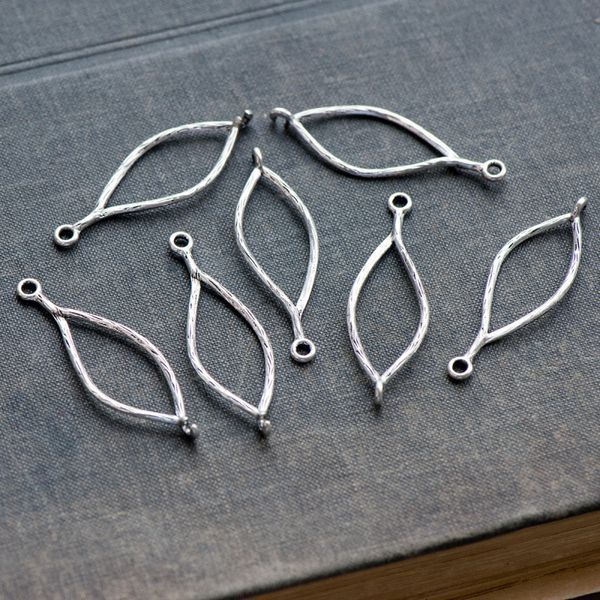 коннектор "фолио", цвет античное серебро, 44x14x1.5 мм