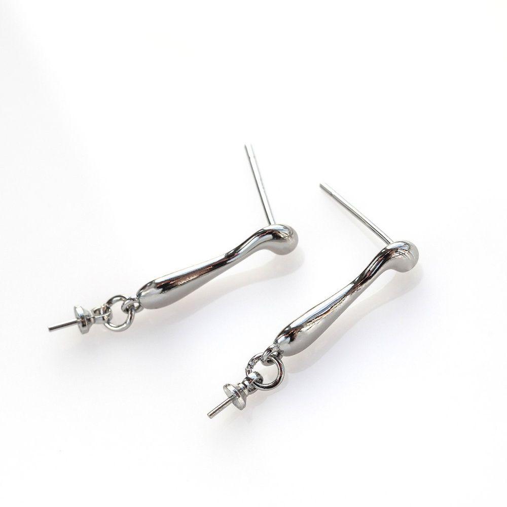 пуссеты "ренни", покрытие платина, 16 мм