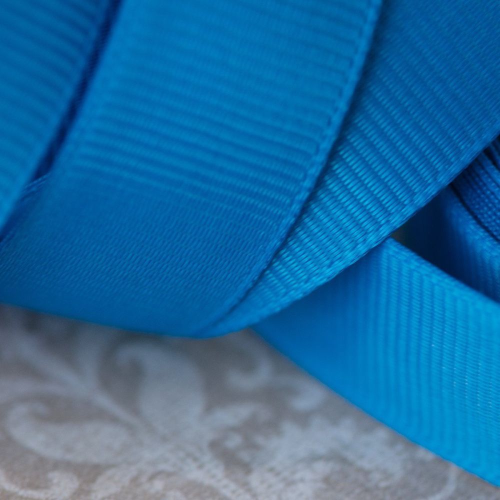 лента репсовая, цвет синий, ширина 20 мм  ленты