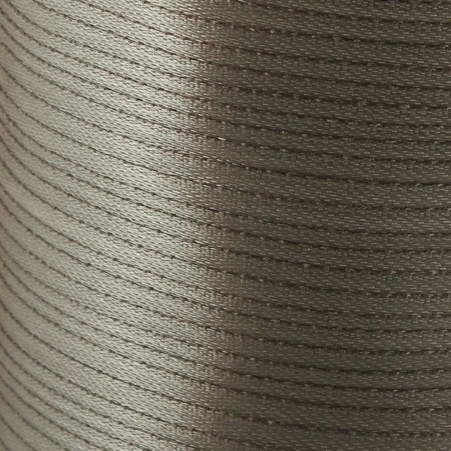 лента, атлас, цвет бежево-серебристый, ширина 3 мм ленты