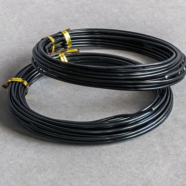 проволока алюминиевая, цвет черный, 2 мм, 5 м