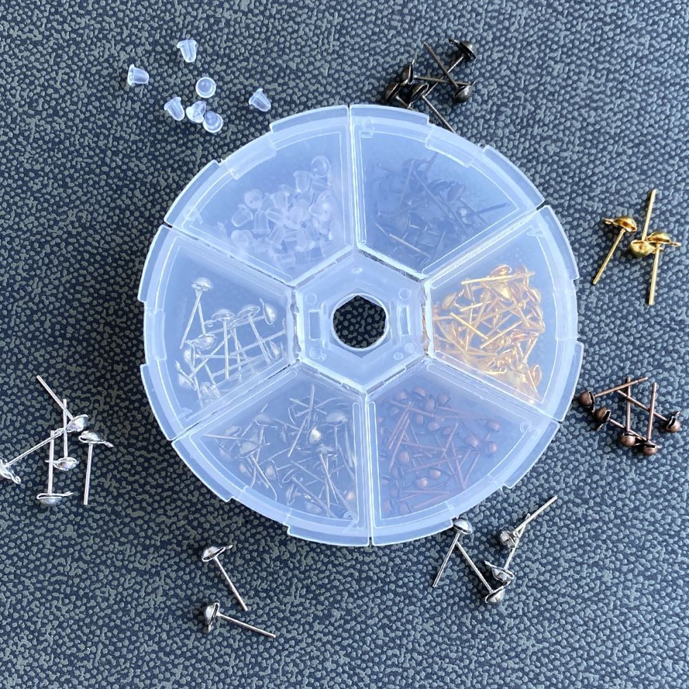 набор пуссеты с застежками в органайзере