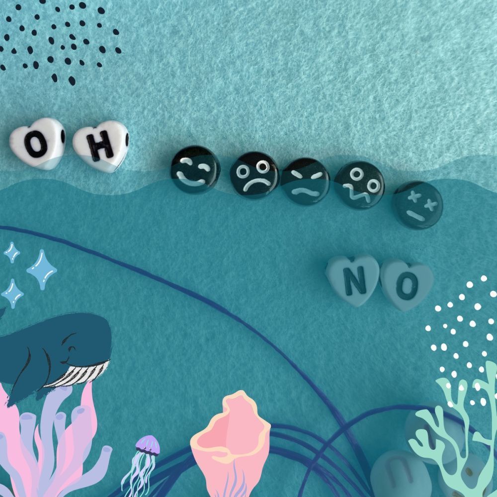 набор бусин в органайзере "марина"