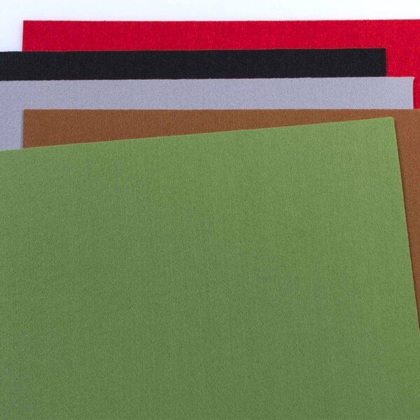 набор фетра 5 листов "осенние истории"