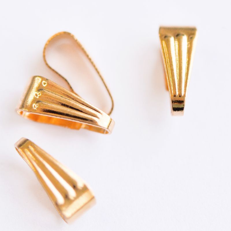 бейл с захватом, цвет золото, 8.5х3.5 мм