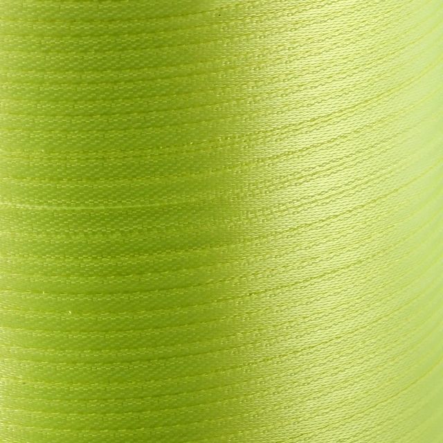 лента, атлас, цвет ядовито-зеленый, ширина 3 мм ленты