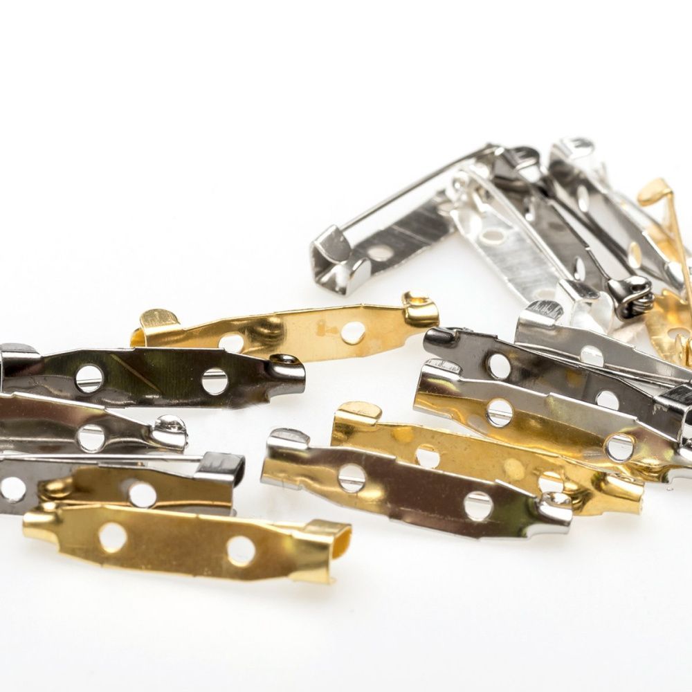 основа для броши "ричи", цветовой микс, 30х5х6 мм