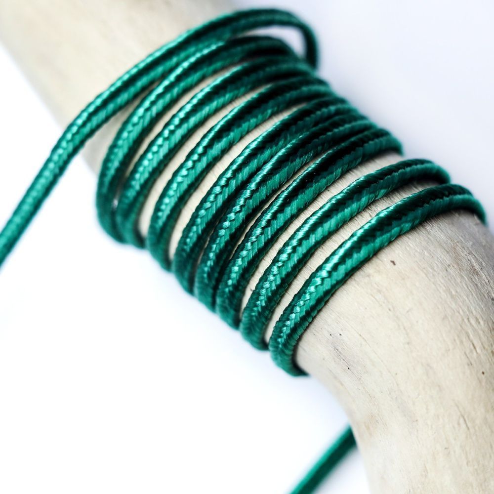 сутаж, цвет изумрудный, 2 мм