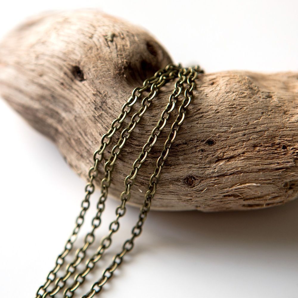 цепочка "овал", цвет розовое золото, звено 3х2х0,5 мм