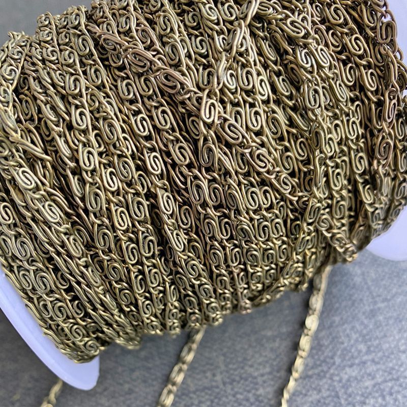 цепочка "мириад", цвет античная бронза, звено 6.5x2.5x1 мм