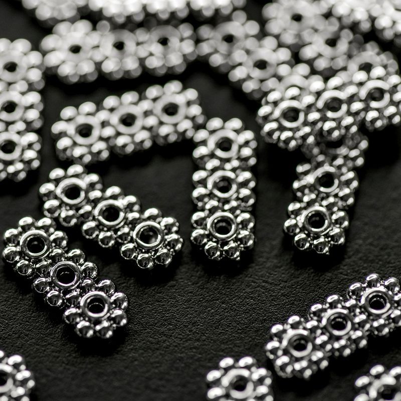 разделитель тройной "ромашка", покрытие платиной, 13x5.5x1.8 мм