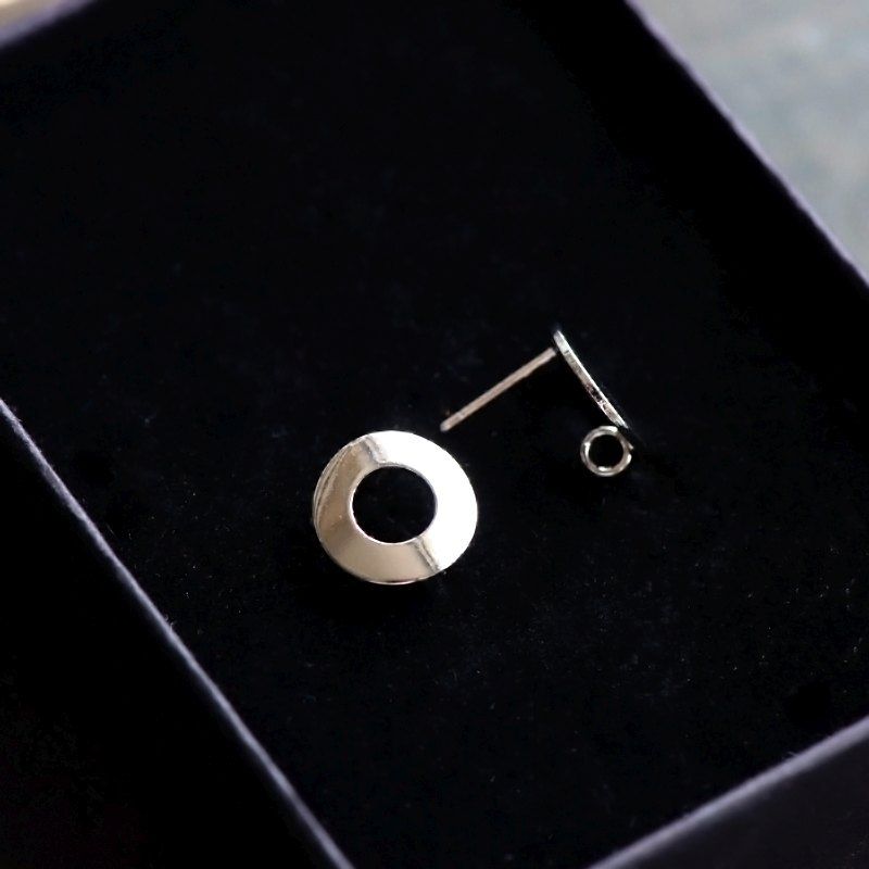 пуссеты "ринг", покрытие платиной, 12 мм