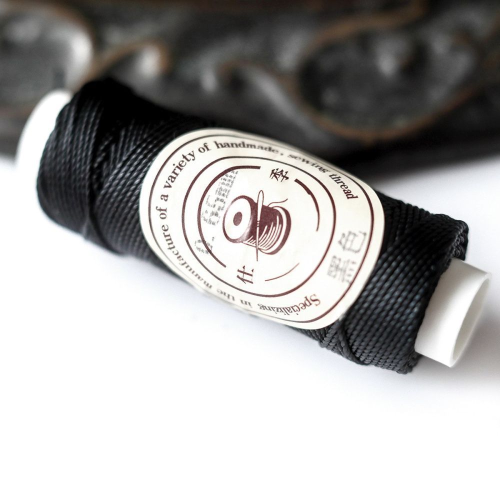 шнур вощеный, цвет черный, 0.65 мм, кат 20 м