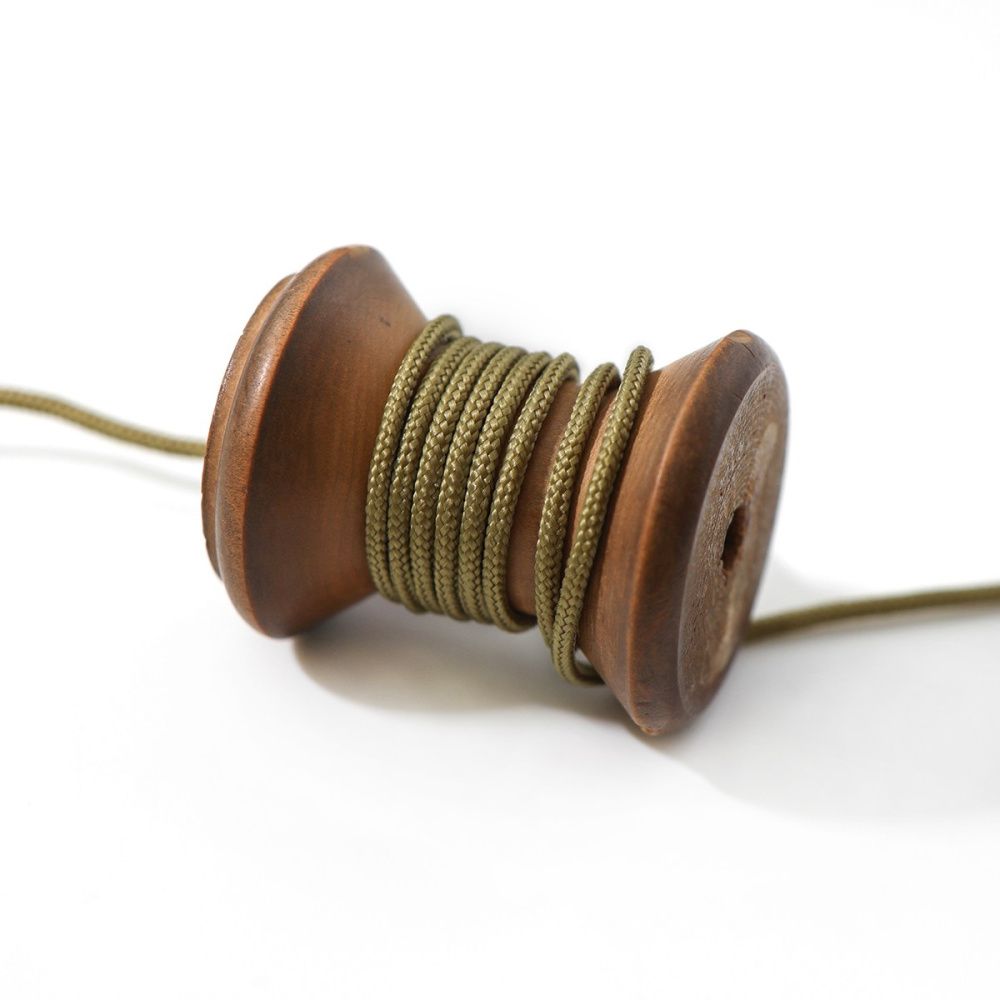 шнур, полиэстер, паракорд, цвет хаки, 2 мм  