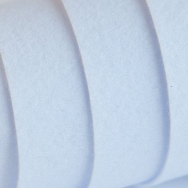 фетр 801 белый, 1.2 мм, 28х33 см