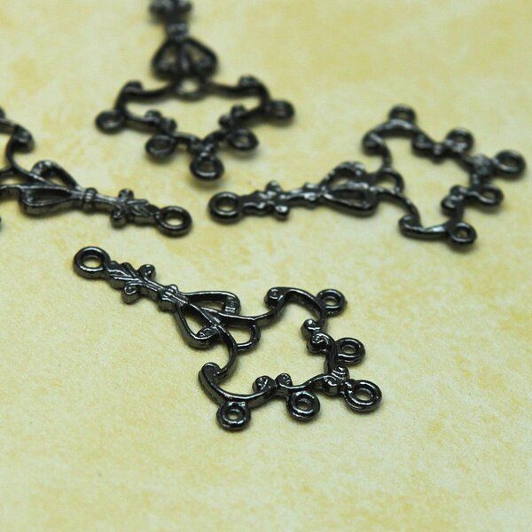 коннектор "канделябр", цвет черный, 23x37x1.5 мм