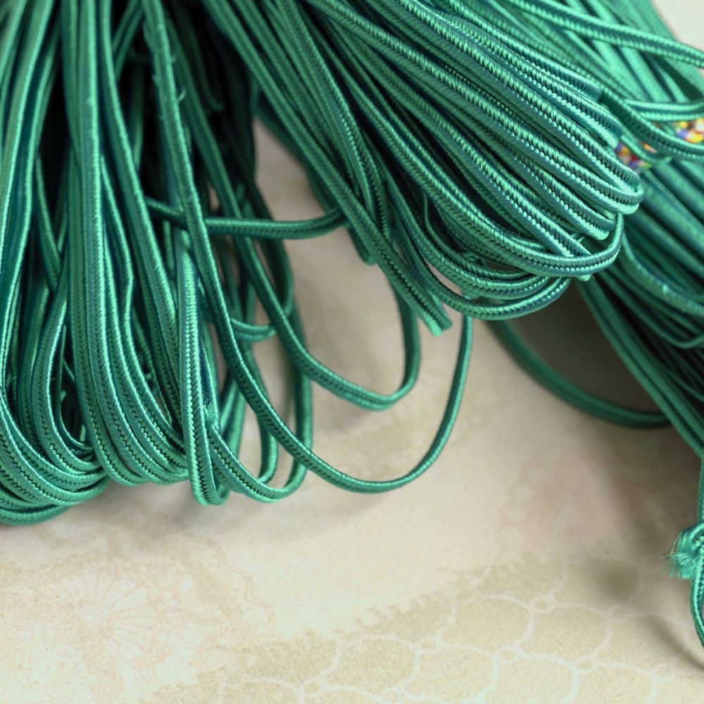 сутаж №17, светло-изумрудный, 3х1 мм (уп 5 м)