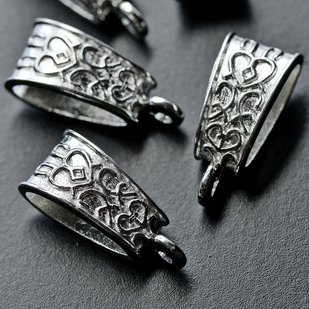 бейл "дамаск", цвет платина, 19x9x7 мм