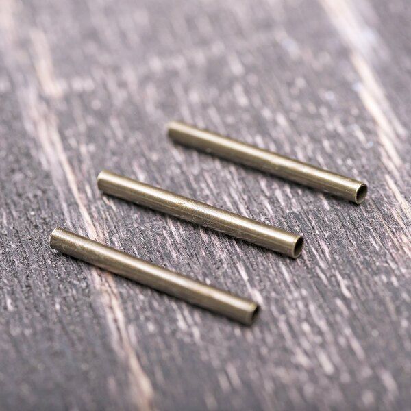 разделитель "трубочка", цвет античная бронза, 20x2 мм