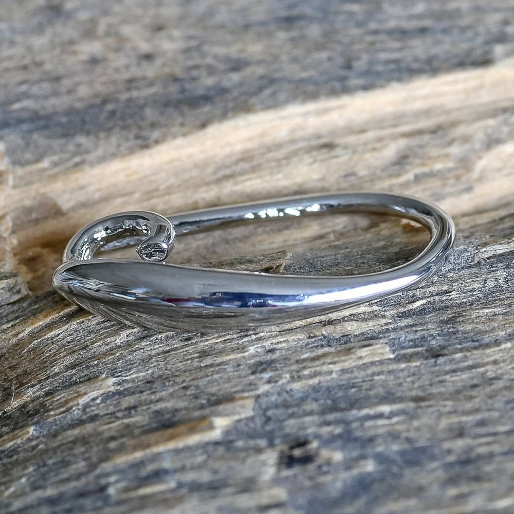 швензы "летиция", цвет платина, 15х8 мм