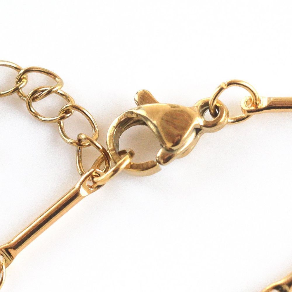 основа для браслета "линк", цвет золото, 20 см